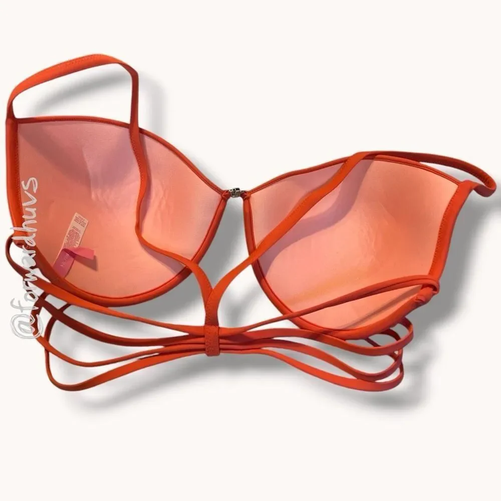 Victoria’s Secret The Fabulous Strappy Bikini Top – Size 34DD